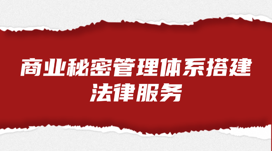 商业秘密管理体系搭建法律服务